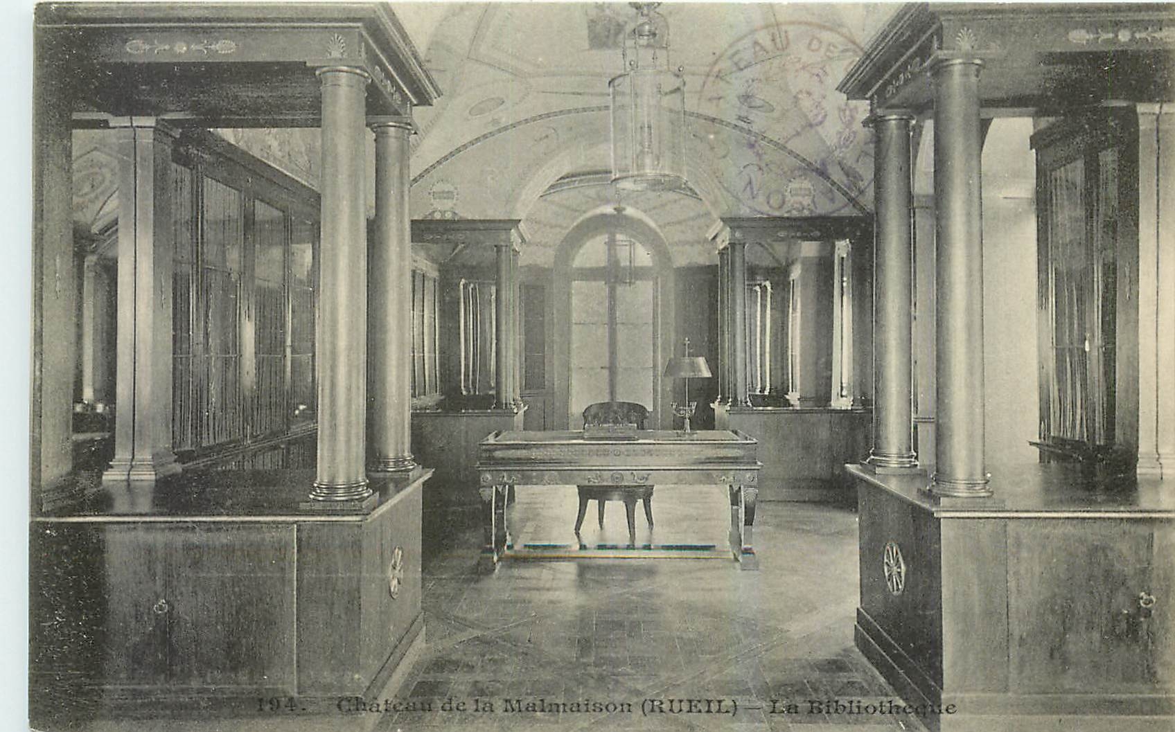 CPA Chateau de la Malmaison Rueil La Bibliotheque 