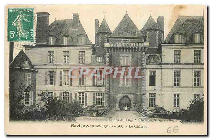 CPA Savigny sur Orge S et O Le Chateau 