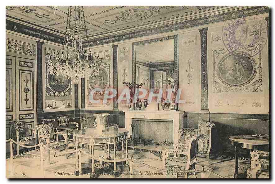CPA Chateau de la Malmaison Salon de Reception de l'Empereur