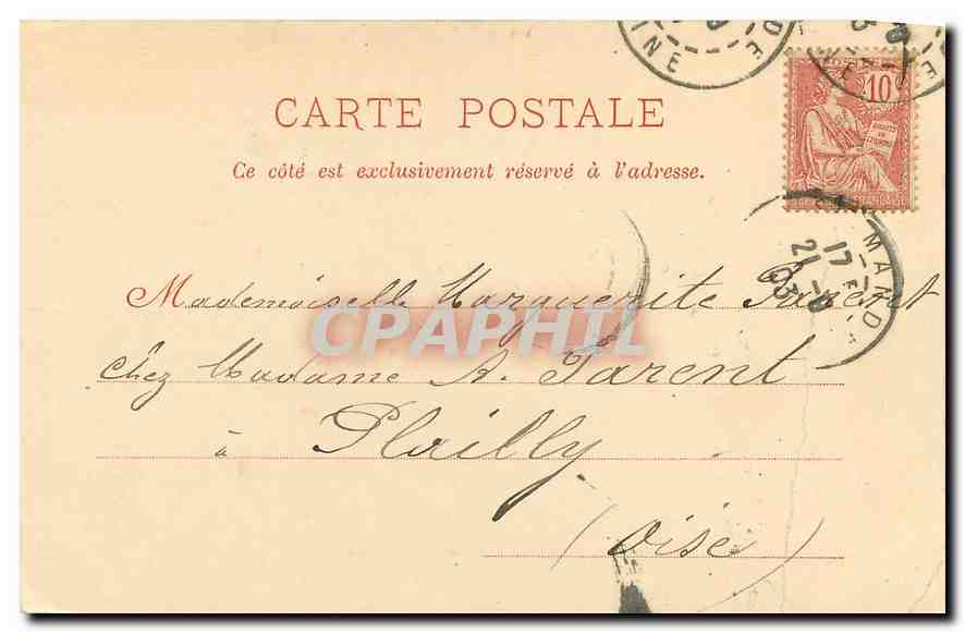 Vincennes — La Chapelle du Fort — P. Mazamet, Sèvres, Paris — Rückseite