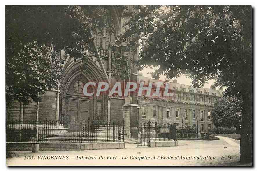 CPA Vincennes Interieur du Fort La Chapelle et l'Ecole d'Administration 