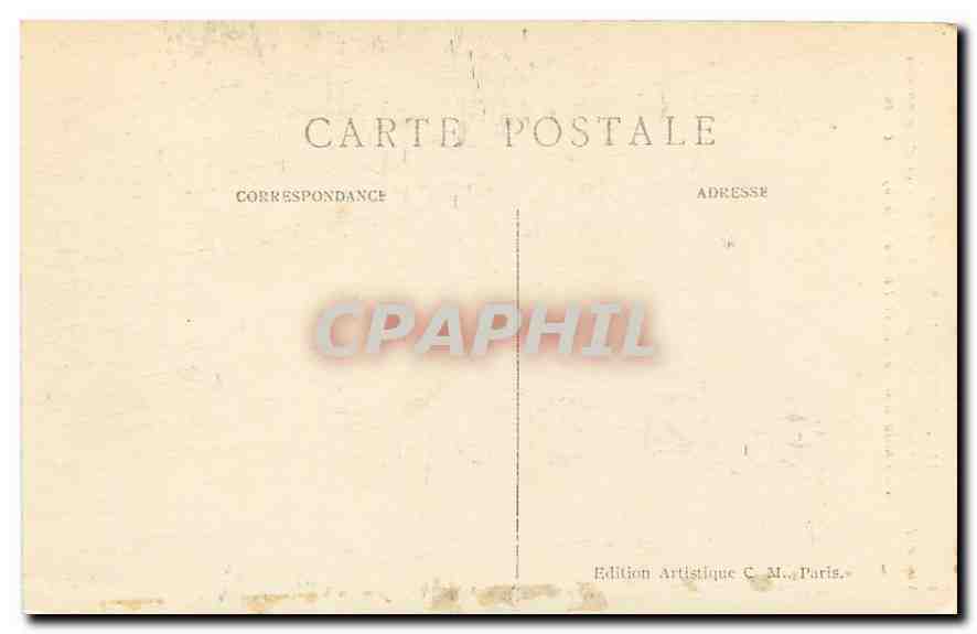 CPA Vincennes Le Fort Vue exterieure de la Sainte Chapelle de Vincennes et d'une portion du Chateau  — Rückseite