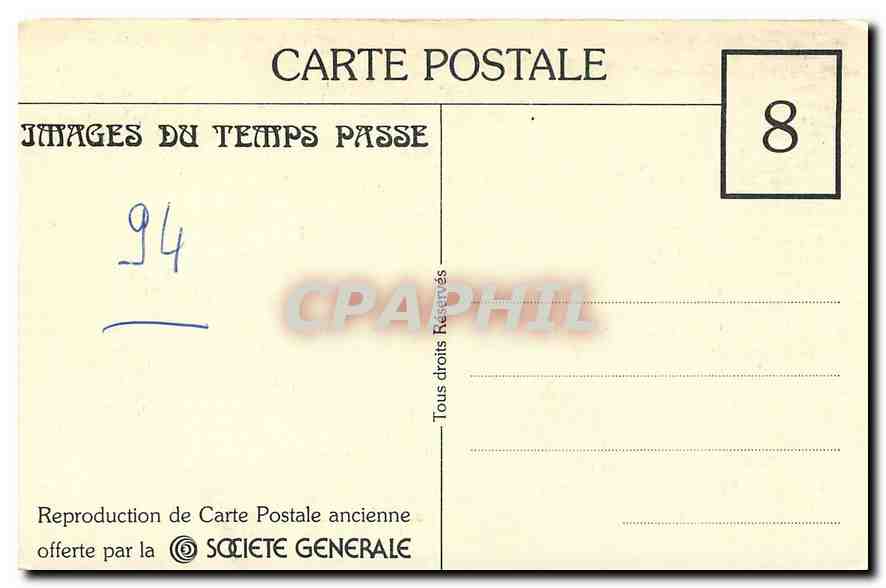 REPRO Parc Saint Maur La Societe Generale Banque — Rückseite