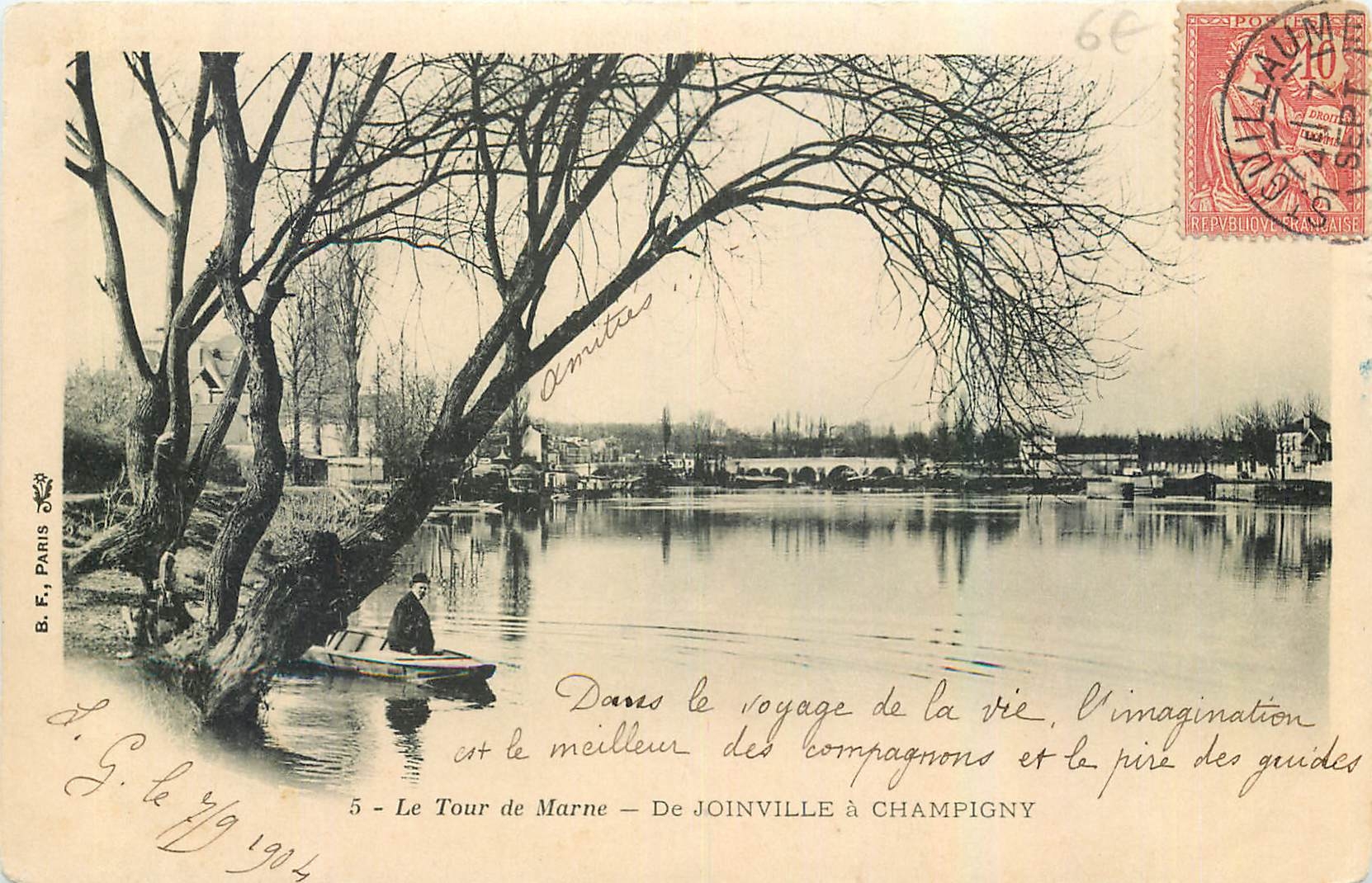 CPA La Tour de Marne De Joinville a Champigny 