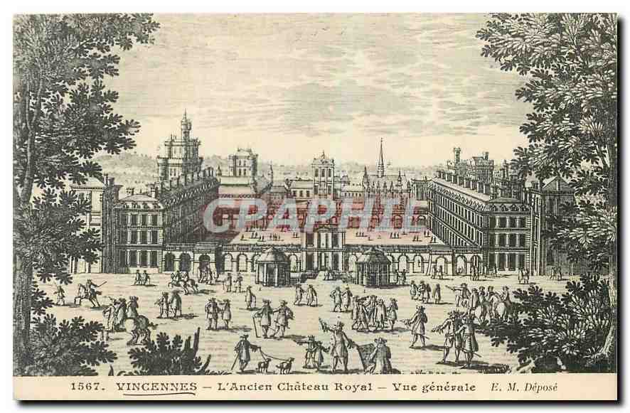 CPA Vincennes l'Ancien Chateau Royal Vue generale 