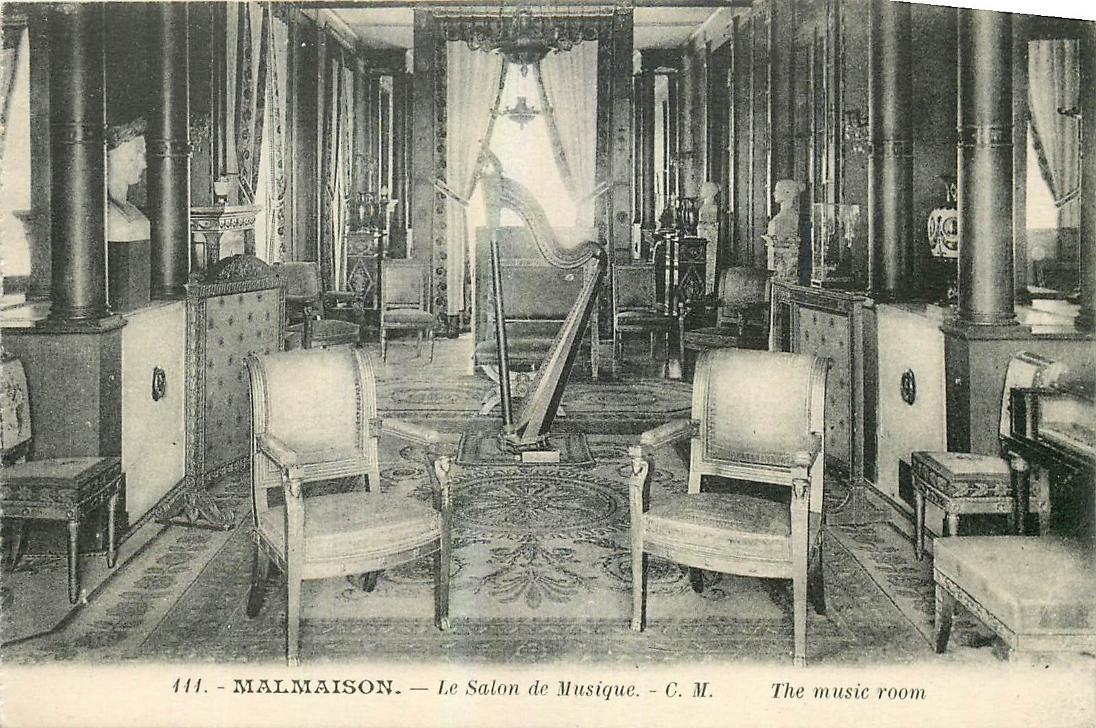 CPA Malmaison Le Salon de Musique 