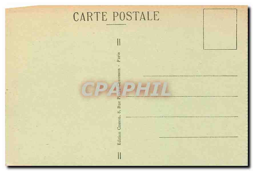 CPA Malmaison Le Salon de Musique  — Verso