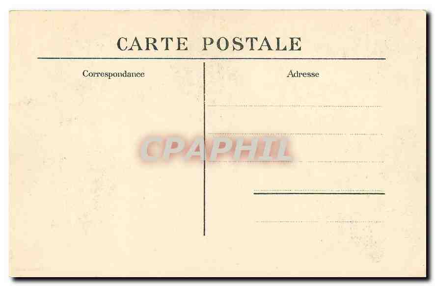 CPA Chateau de la Malmaison Le Bureau de l'Empereur Napoleon I  — Rückseite