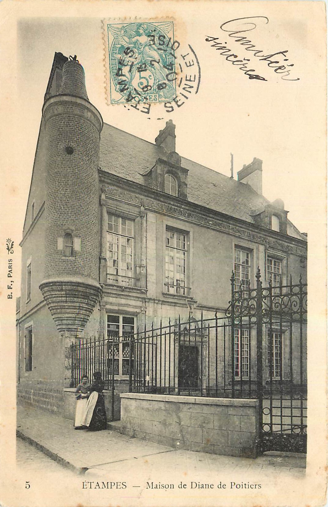 CPA Etampes Maison de Diane de Poitiers 