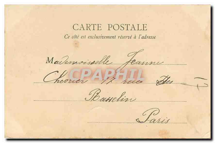 CPA Etampes Maison de Diane de Poitiers  — Back