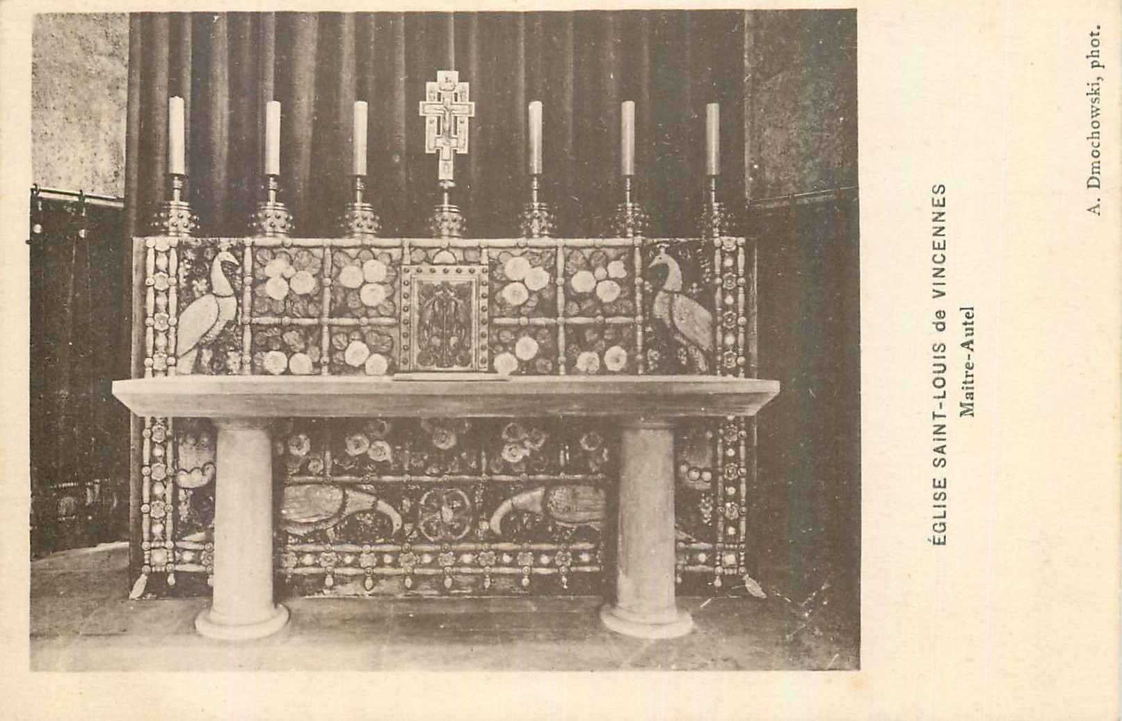 CPA Eglise Saint Kiyus de Vincennes Maitre Autel 