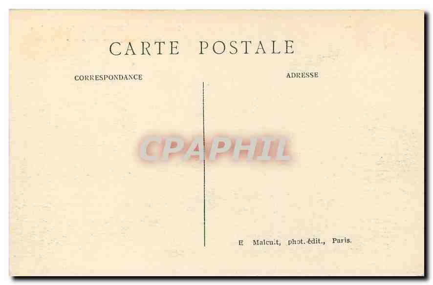CPA Vincennes Le Donjon et la Chapelle du Fort  — Rückseite