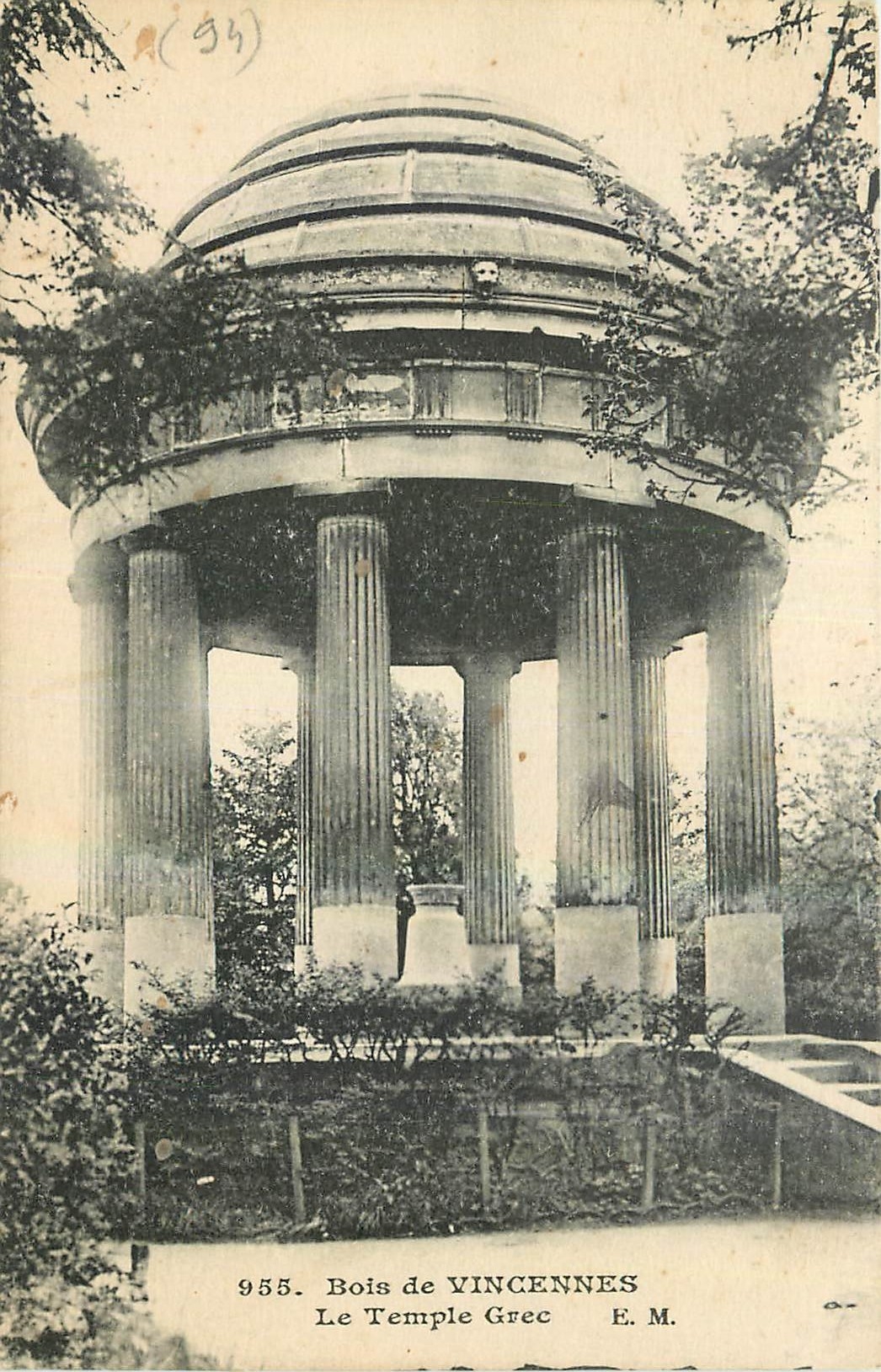 CPA Bois de Vincennes Le Temple Grec 