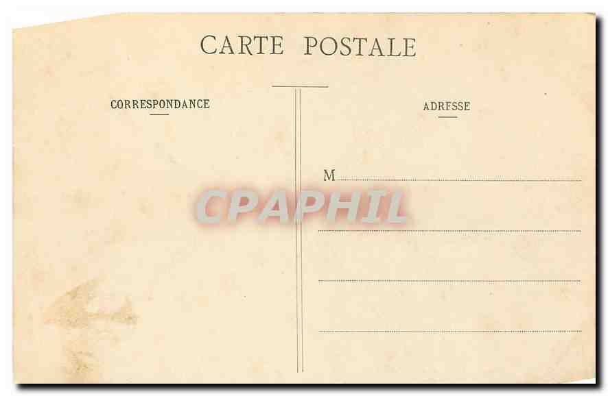 CPA Bois de Vincennes Lac et Cascade des Minimes  — Rückseite