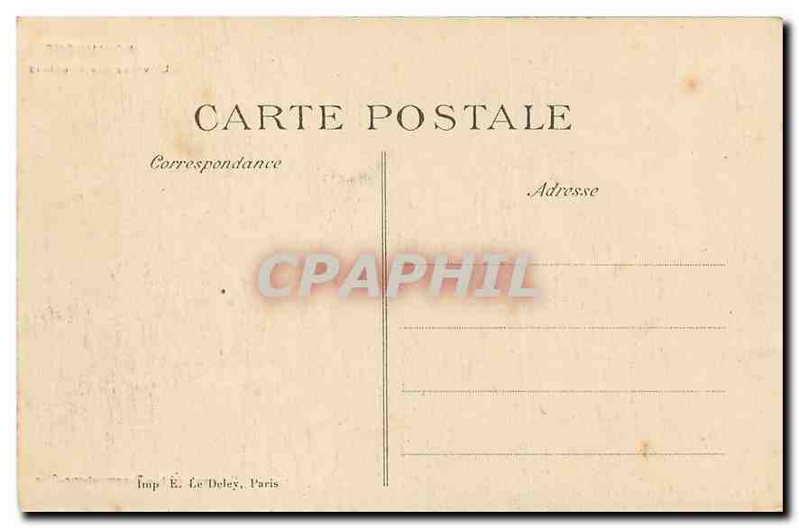 CPA Royaumont l'Avenue des Peupliers  — Back