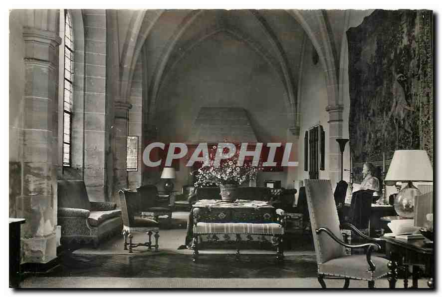 CPM Salon du Centre Culturel International  Abbaye de Royaumont
