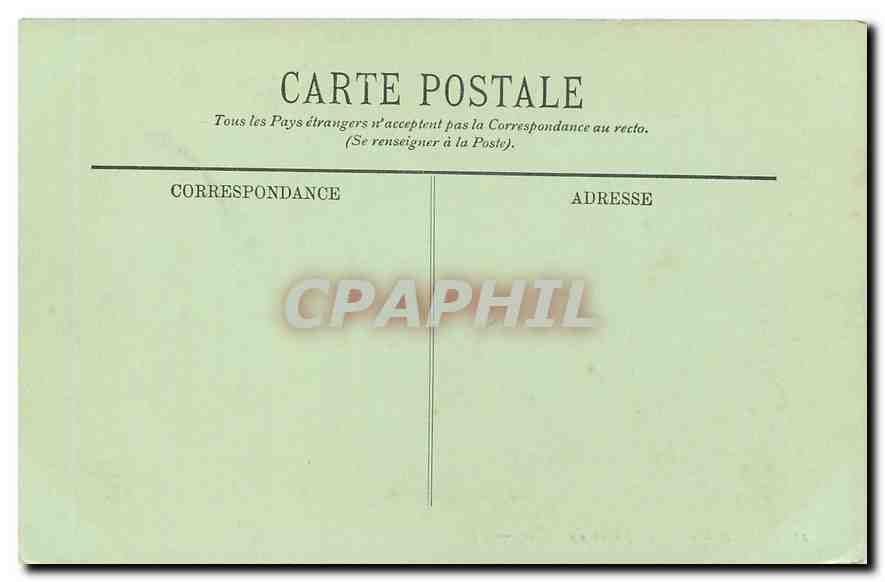 CPA Enghien Le Jardin du Casino  — Rückseite