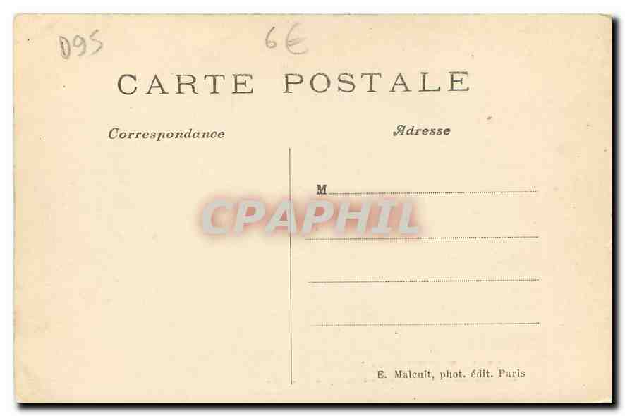 Enghien-les-Bains — Le Lac du Nord - Vue artistique — E.M. n°2971 — Verso