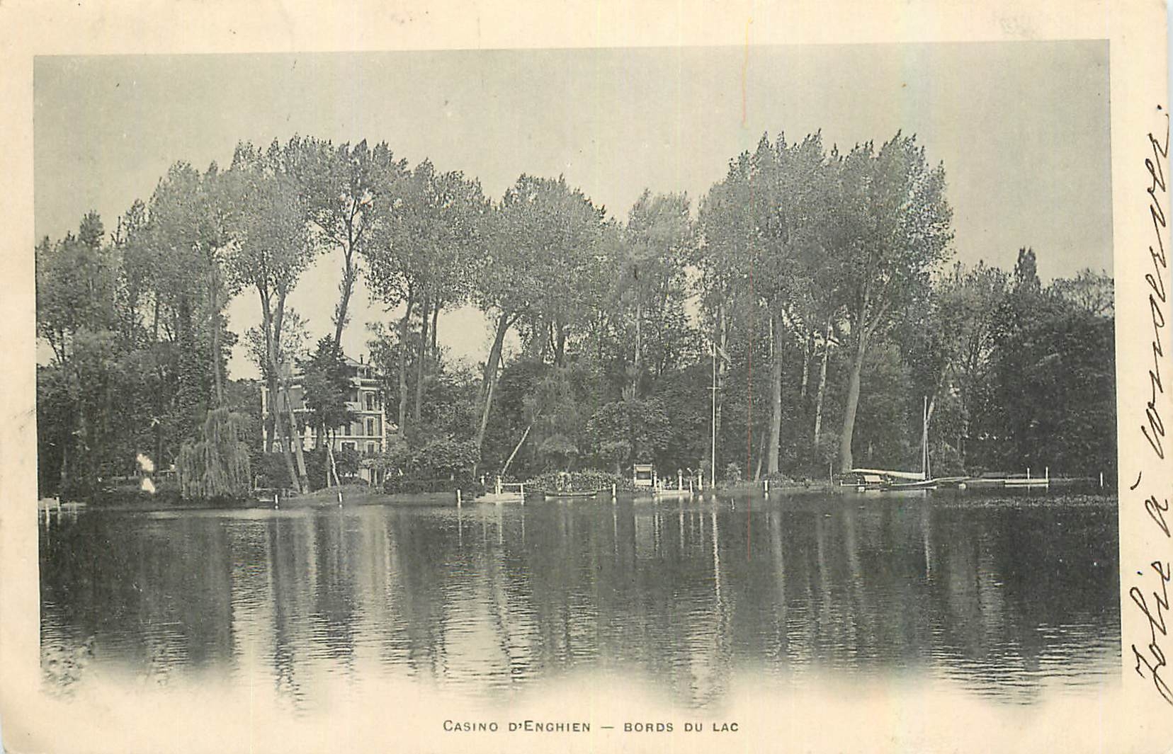 CPA Casino d'Enghien bords du Lac 