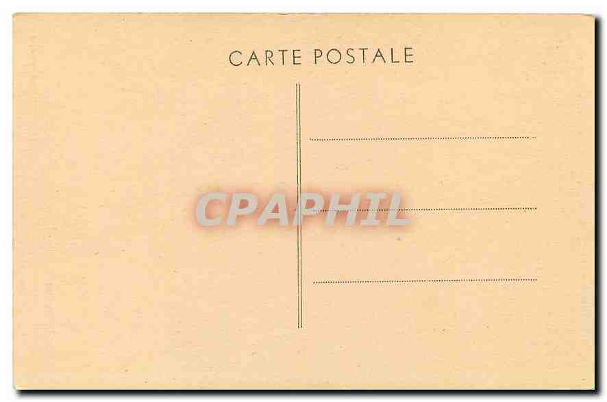 CPA Nef principale style gothique flamboyant Montmorency Eglise Saint Martin — Back