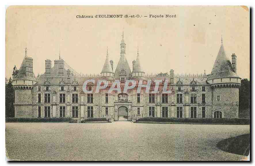 CPA Chateau d'Eclimont S et O Facade Nord 