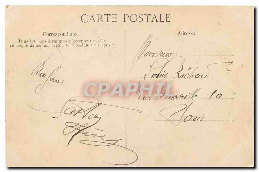 CPA Enghien les Bains Le Casino  — Rückseite