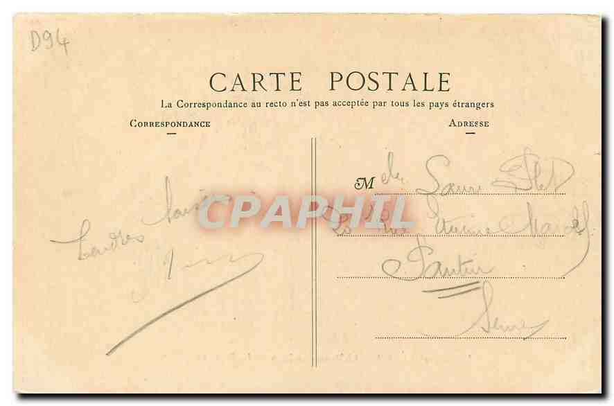CPA Boissy st Leger Chateau des Pins La Pelouse  — Back