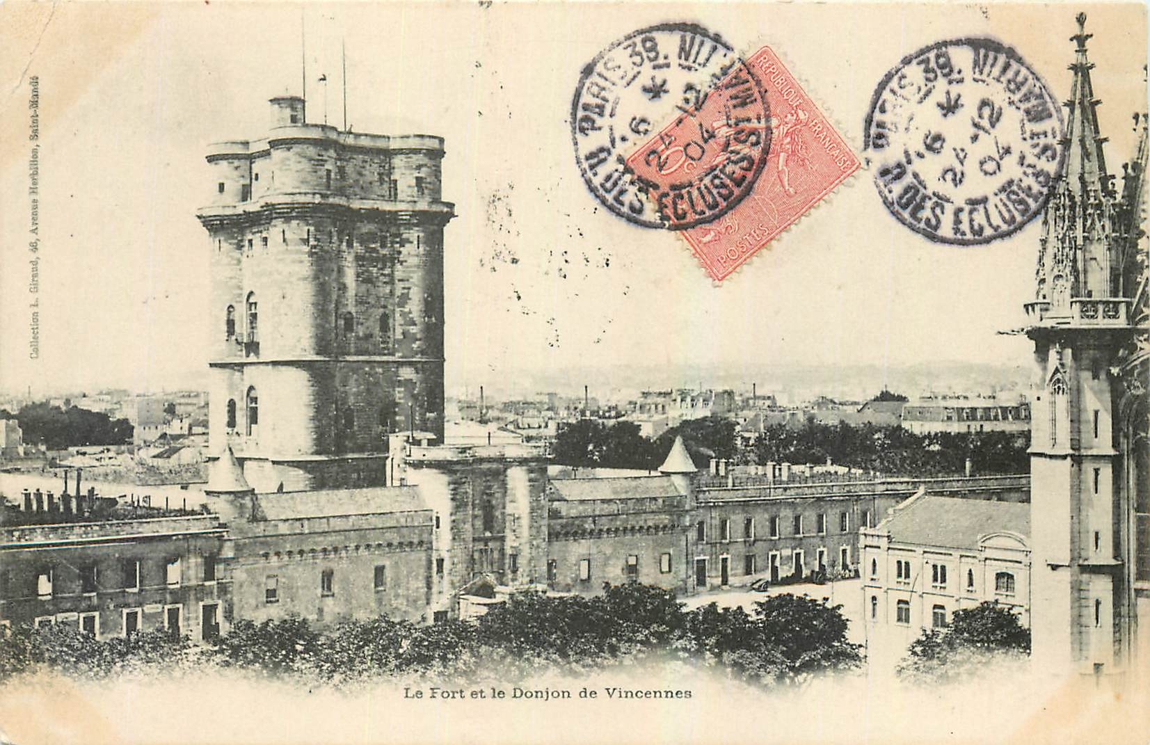 CPA Le Fort et le Donjon de Vincennes 
