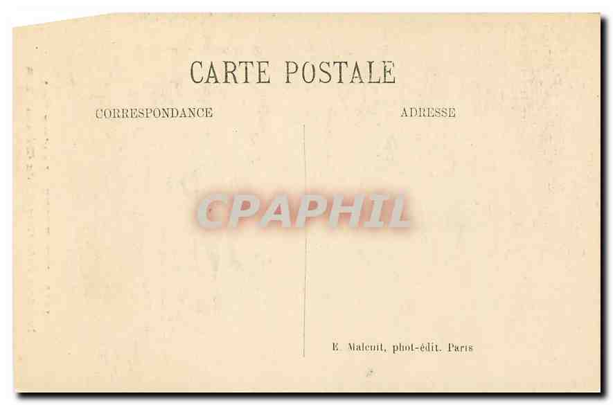 Vincennes — Le vieux Fort. Intérieur de la Chapelle du Château — E. M. — Rückseite