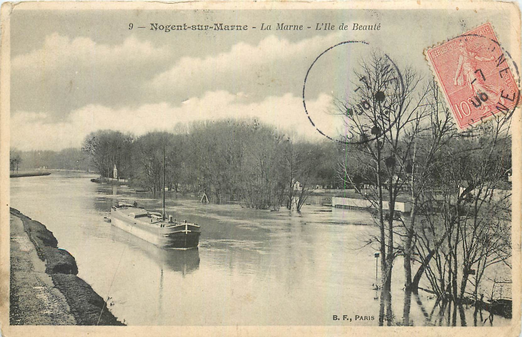 CPA Nogent sur Marne La Marne l'Ile de Beaute 