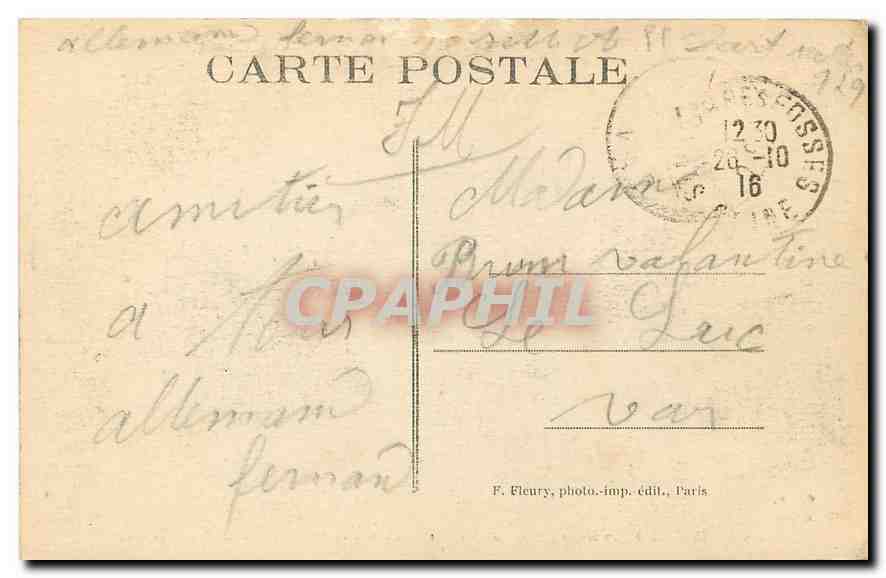 CPA Les Beaux sites de la Marne de la Varenne a Champigny l'Ile Pise Vinaigre — Rückseite