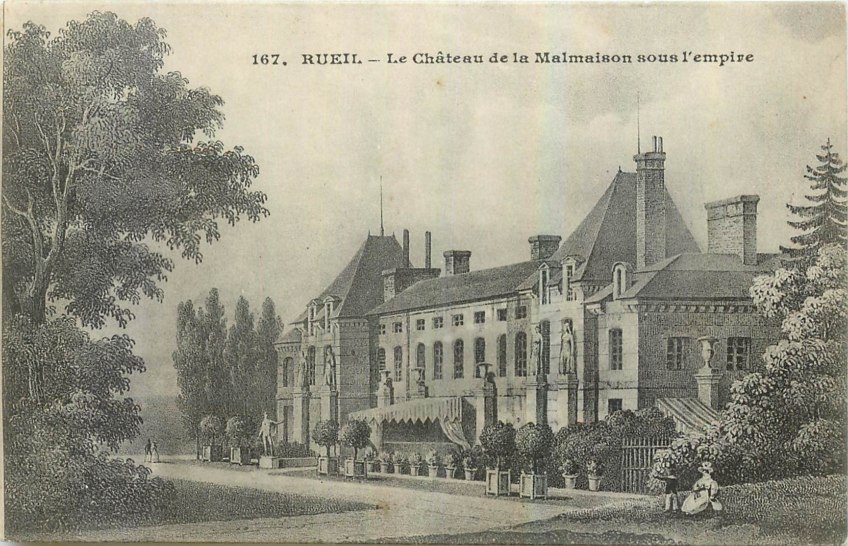 CPA Rueil Le Chateau de la Malmaison sous l'empire 