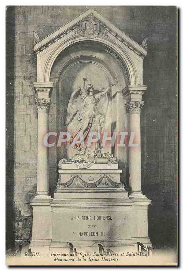 CPA Rueil Interieur de l'Eglise Saint Pierre et Saint Paul Monument de la Reine Hortense 