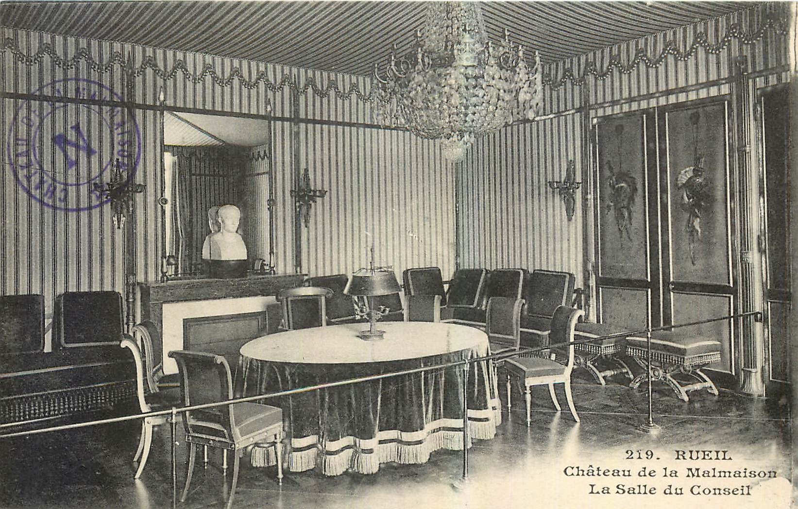 CPA Rueil Chateau de la Malmaison La Salle du Conseil 