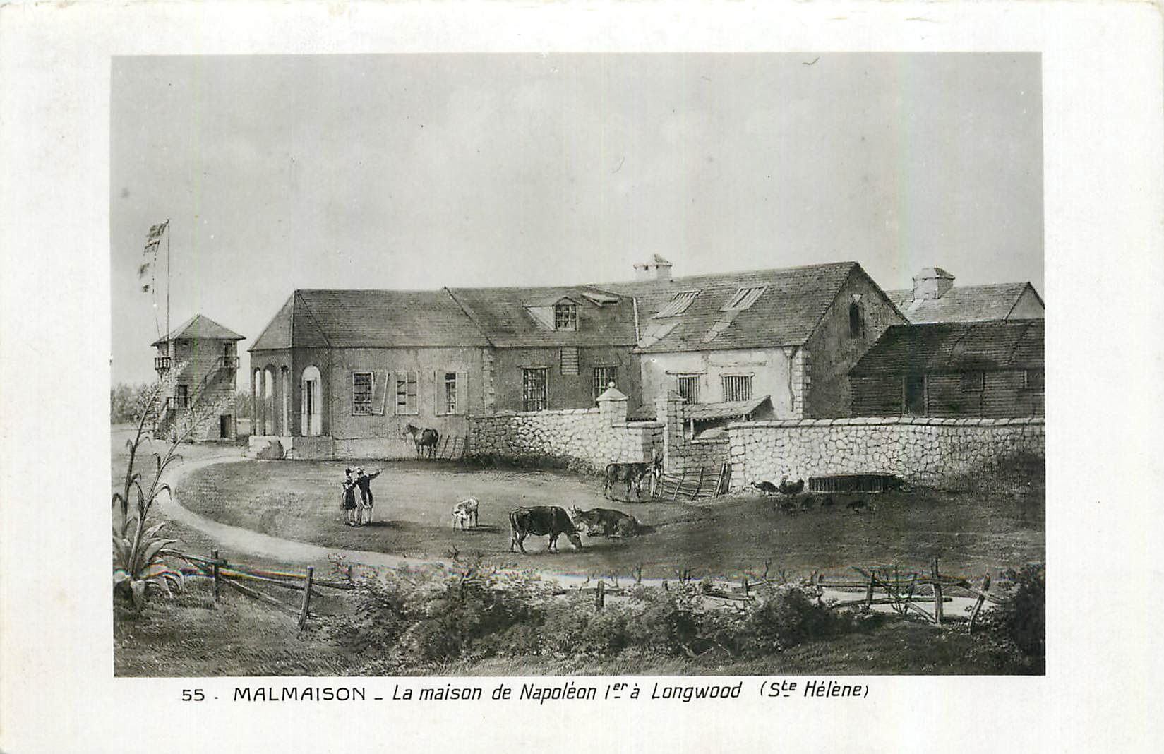 CPA Malmaison La maison de Napoleon I a Longwood Ste Helene 
