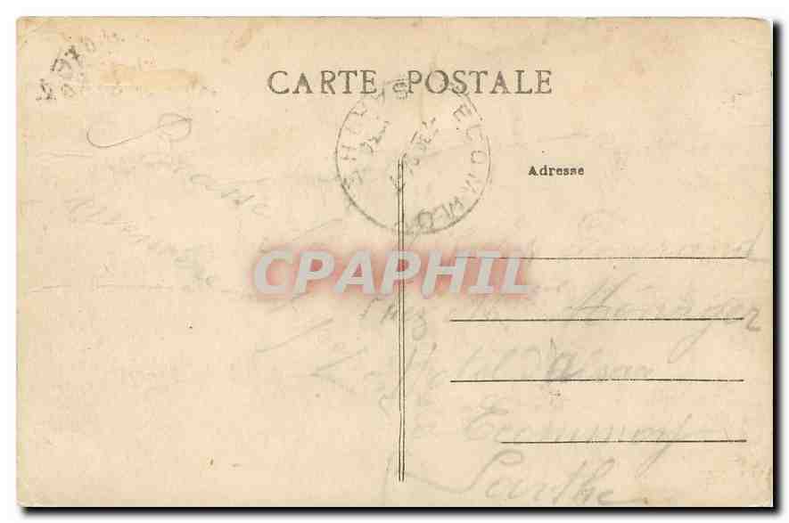 CPA Athis Mons Bords de la Seine  — Rückseite