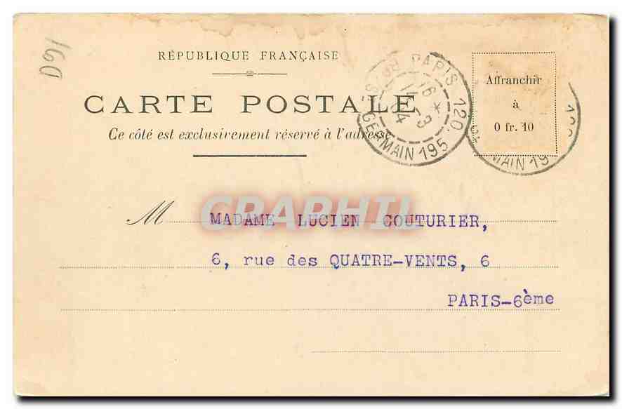 CPA Paaserelle sur l'Orge Savigny Seine et Oise  — Rückseite