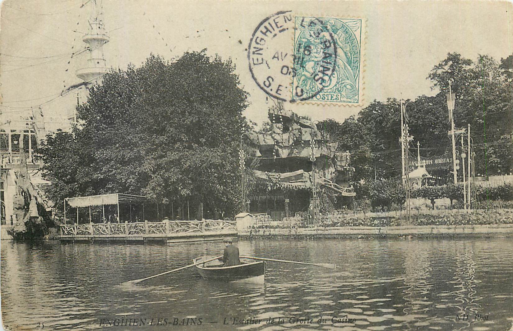 Enghien-les-Bains — L'Écrivier de la Grotte du Casino — ND Phot