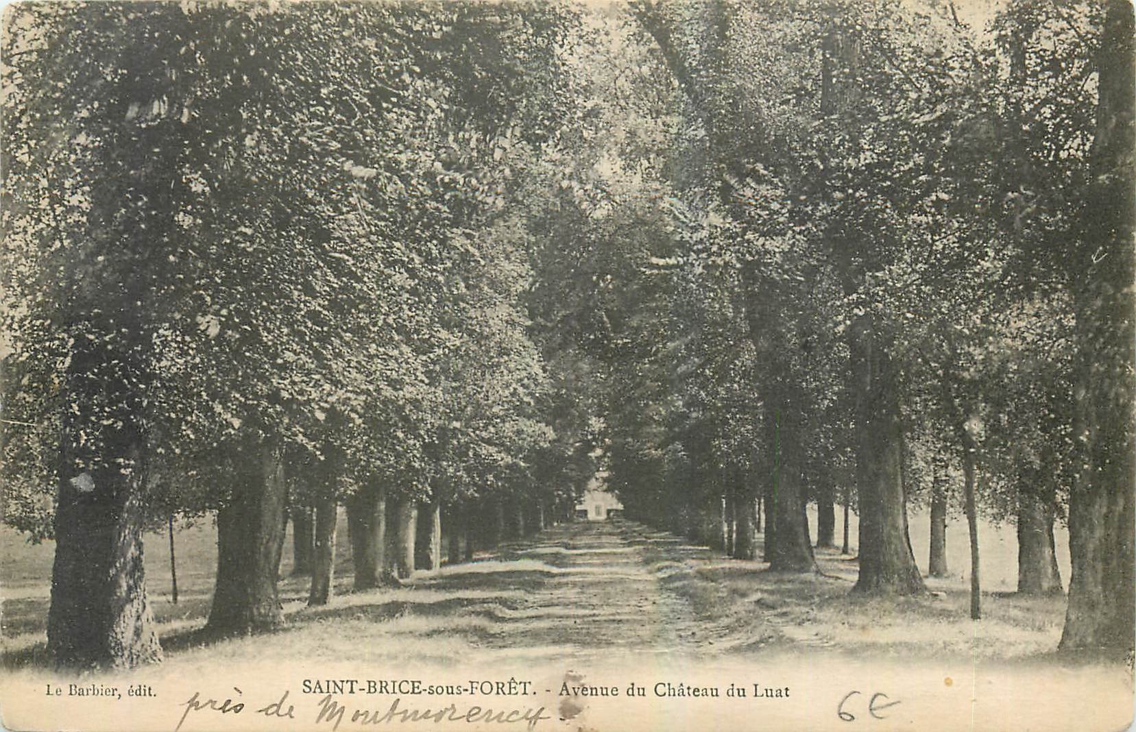 CPA Saint Brice sous Foret Avenue du Chateau du Luat 