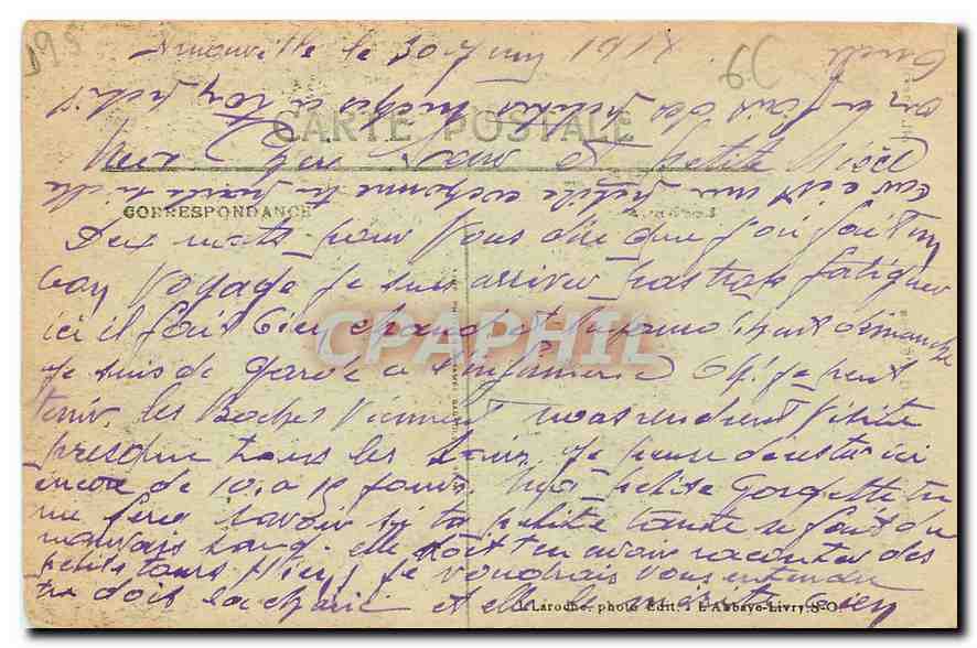 CPA Gonesse S et O l'Eglise  — Back