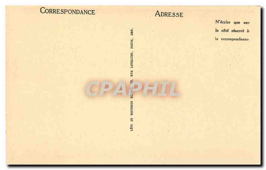 CPA Montmorency l'Eglise Saint Martin Portail Principal  — Back