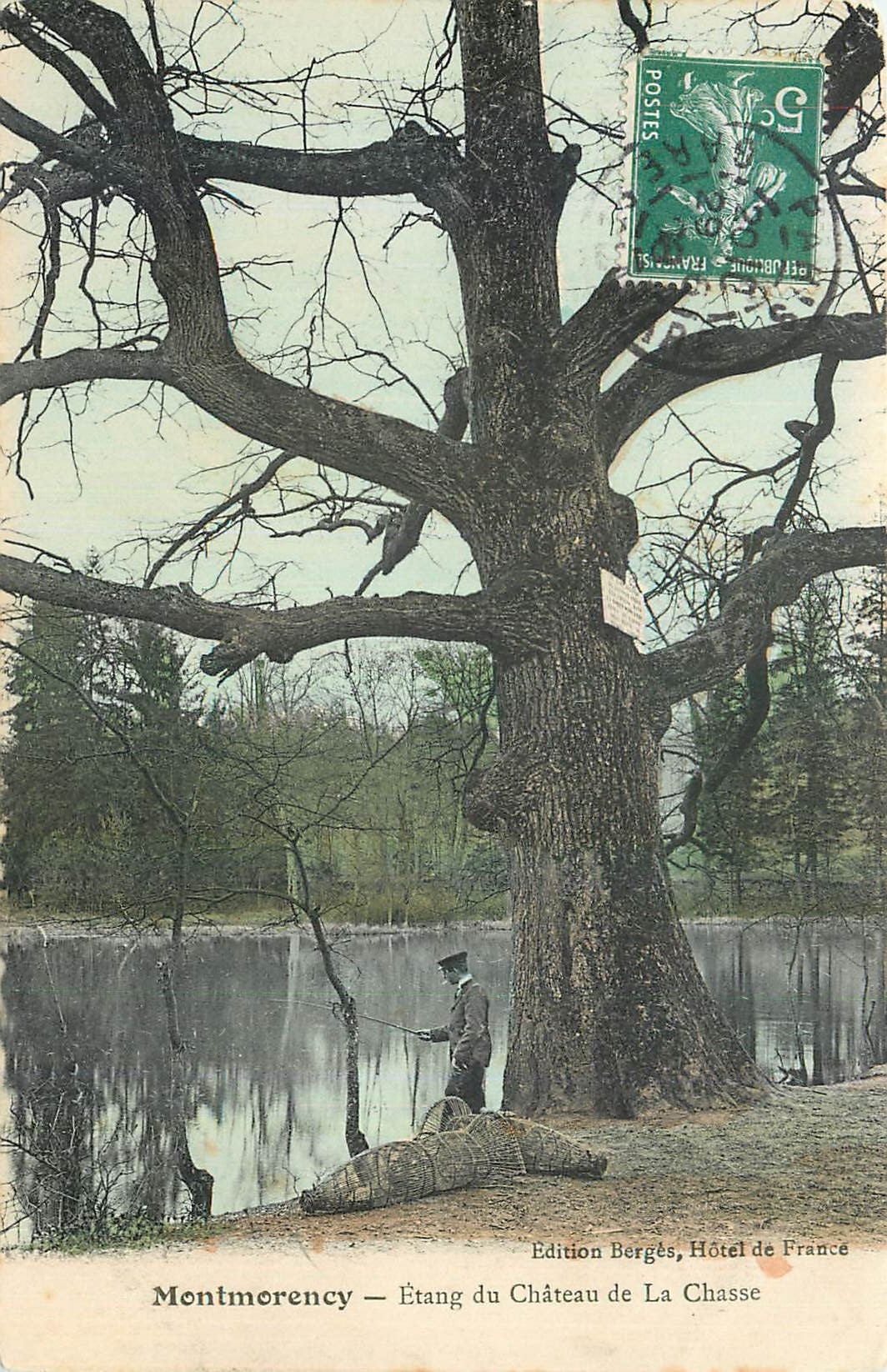 CPA Montmorency Etang du Chateau de la Chasse 