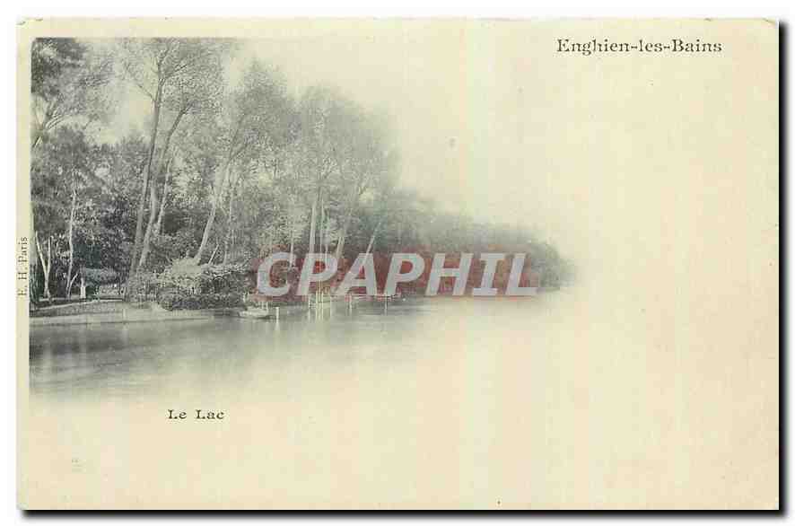 CPA Enghien les Bains Le Lac 