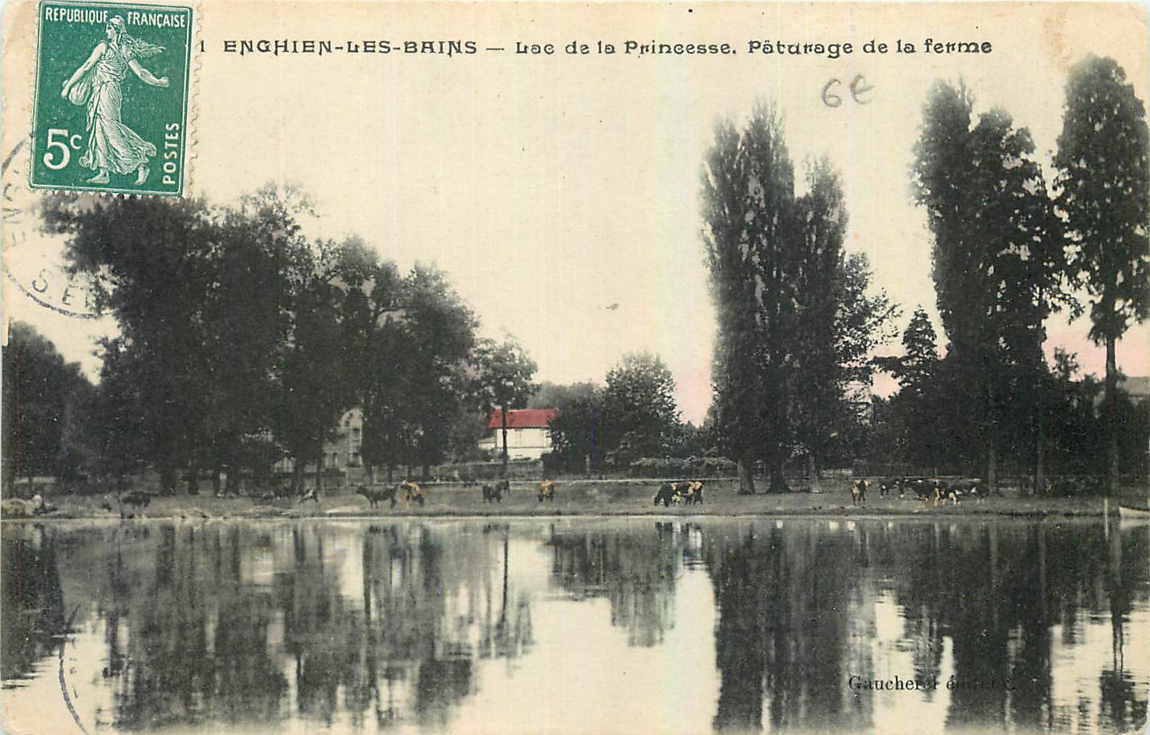 Enghien-les-Bains — Lac de la Princesse, Pâturage de la ferme — Gaucheret & Cie