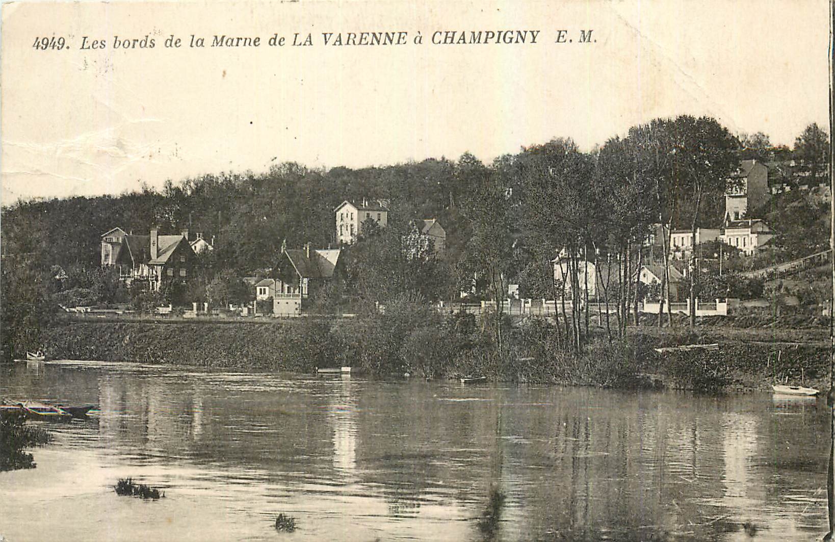 CPA Les bords de la Marne de la Varenne a Champigny 