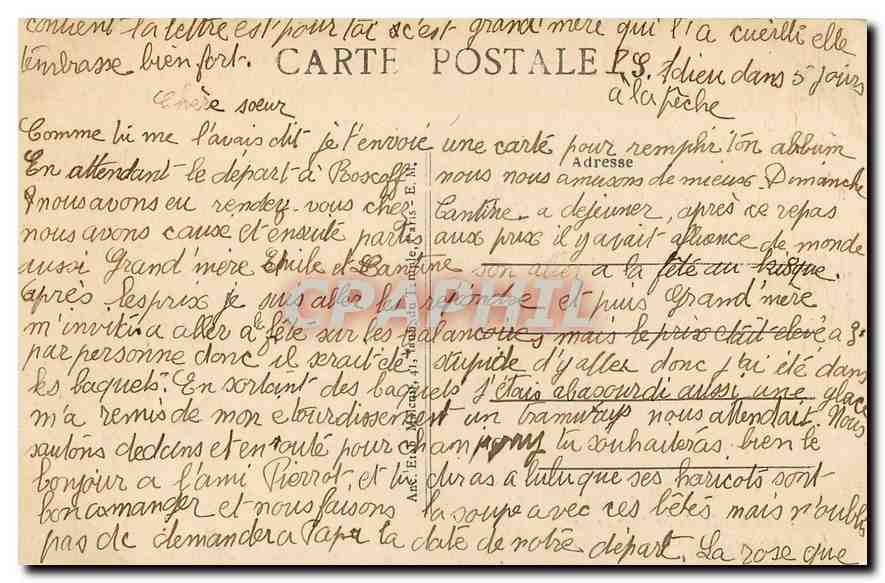 CPA Les bords de la marne de la Varenne a Champigny  — Back