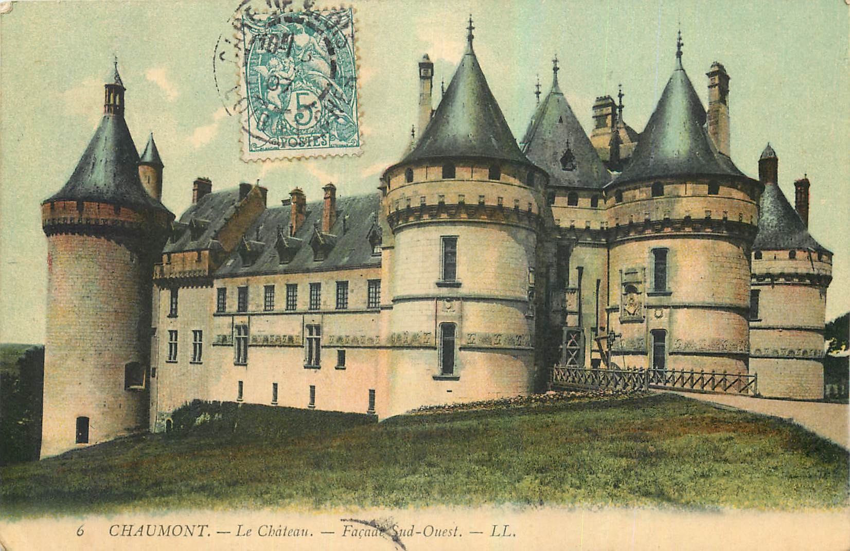 CPA Chaumont Le Chateau Facade Sud Ouest 