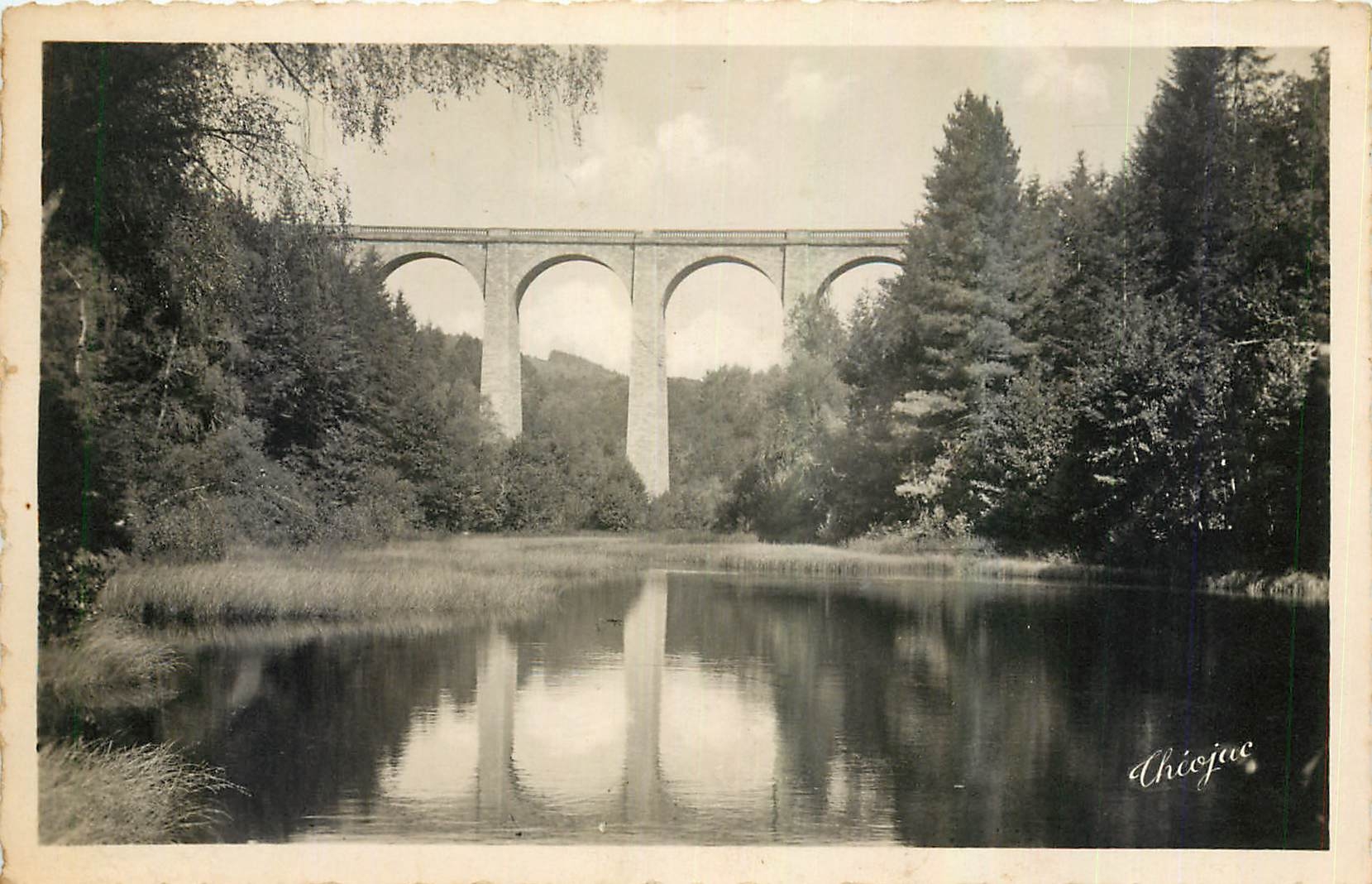 CPA Meymac Correze Viaduc des Farges 