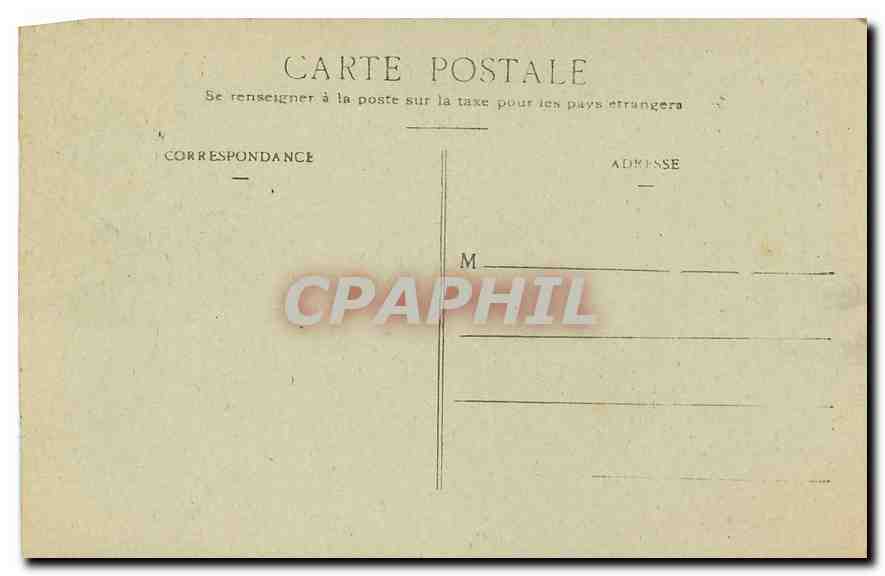 CPA Grenoble Rue Felix Poulat et l'Eglise St Louis Tramway — Rückseite