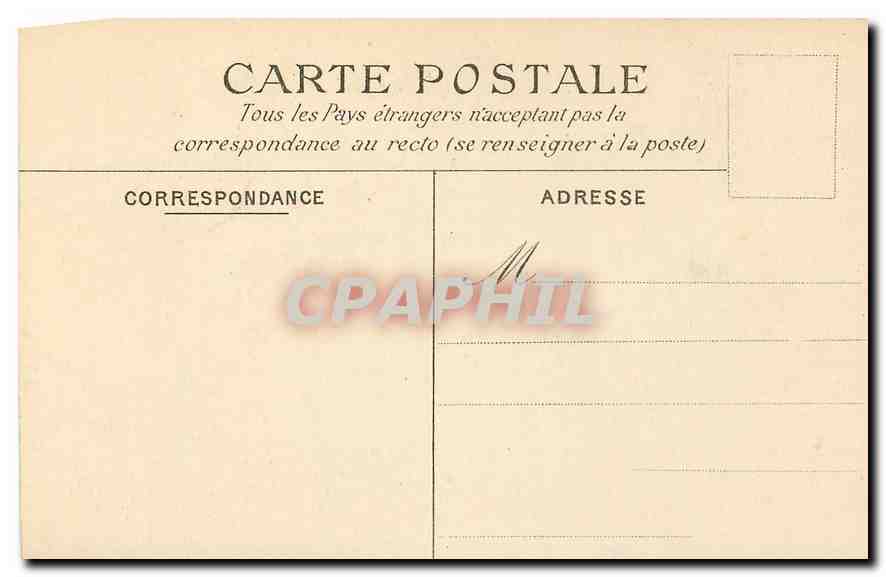 CPA Maison d'education de la legion d'honneur de Saint Denis Allee du Midi — Verso